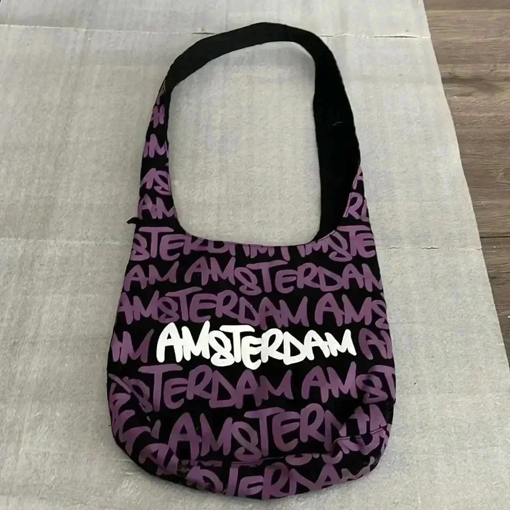 ❤️Free WP❤️Robin Ruth Purple ‘Amsterdam’ Norderney Shoulder  Hobo Bag Neon